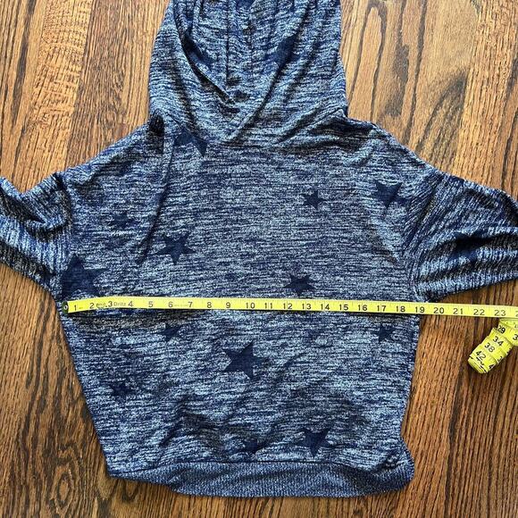 Gap Women's Softspun Navy Blue Star Comfortable Casual Spandex Blend Hoodie - S - Picture 5 of 7